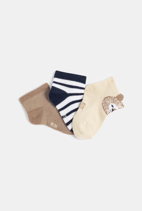 Lot de chaussettes basses multicolores pour bébé garçon 1