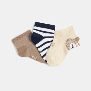 Lot de chaussettes basses multicolores pour bébé garçon