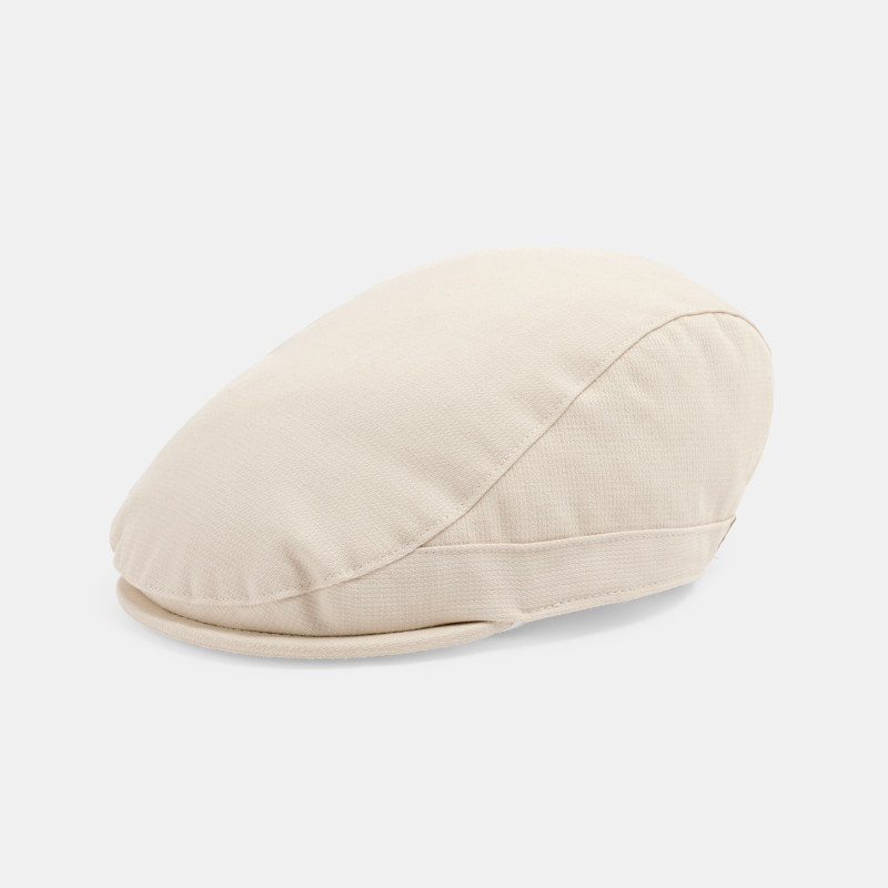 Beige Gavroche-Mütze für Jungen