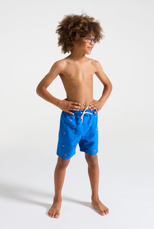 Short de bain requins bleu garçon 1