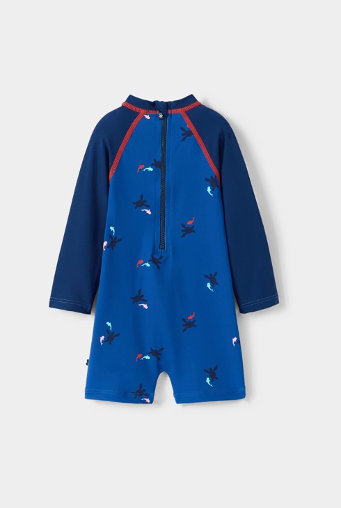 Blauw pakje met uv-bescherming voor jongens 2