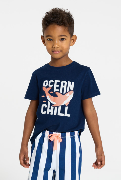 Ensemble de pyjama bleu garçon 1