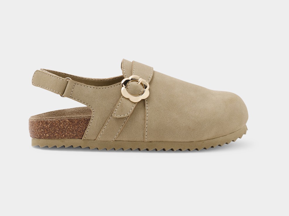Chaussure ouverte beige fille 1