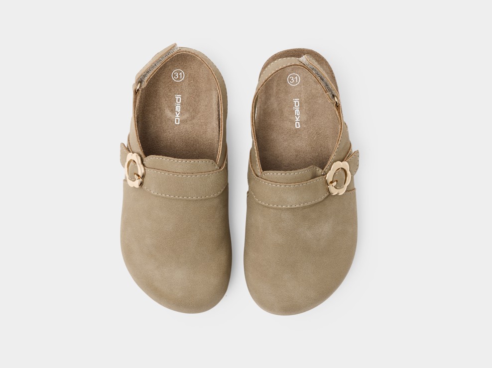 Chaussure ouverte beige fille 2