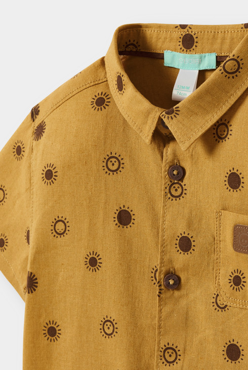 Camisa amarilla para bebé niño 2