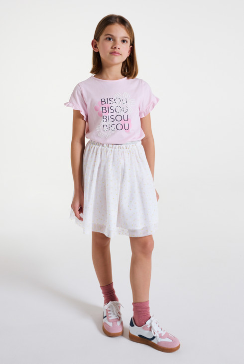 Camiseta rosa niña 1