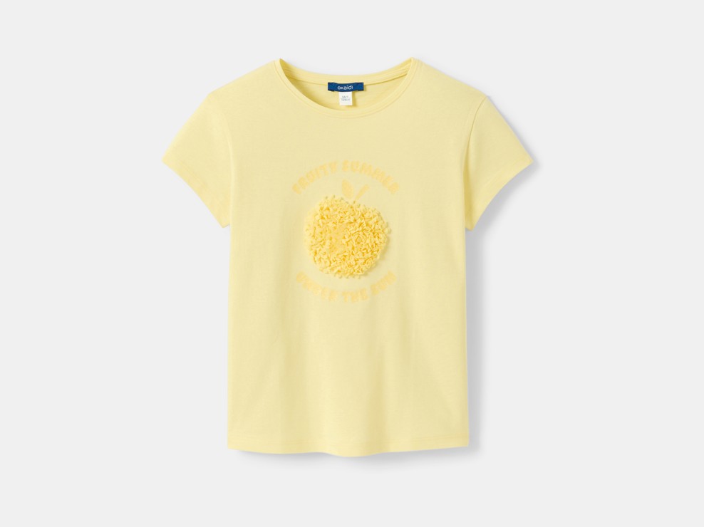 Camiseta fruta amarilla niña 1