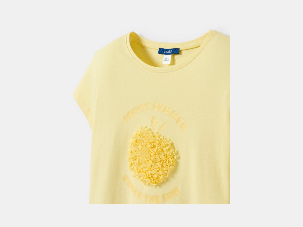 Camiseta fruta amarilla niña 2
