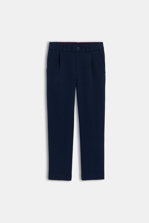 Pantalon droit bleu marine Garçon 2