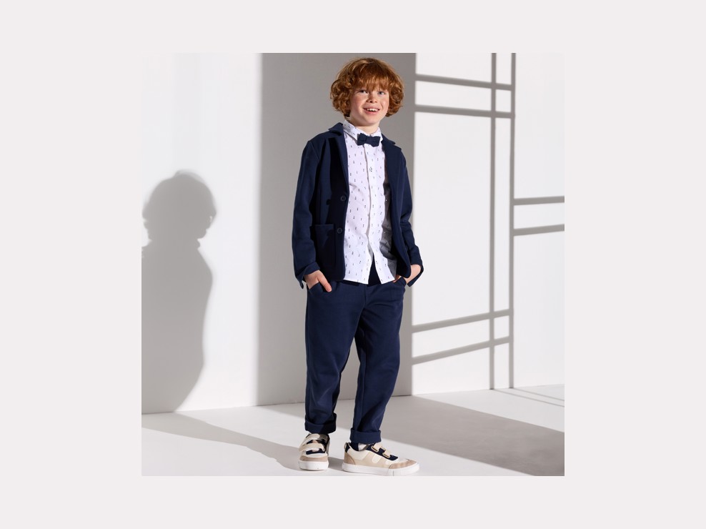 Gerade Hose in Marineblau für Jungen 1