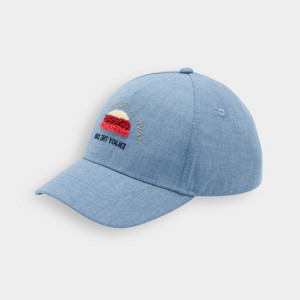 Casquette en denim bleue garçon