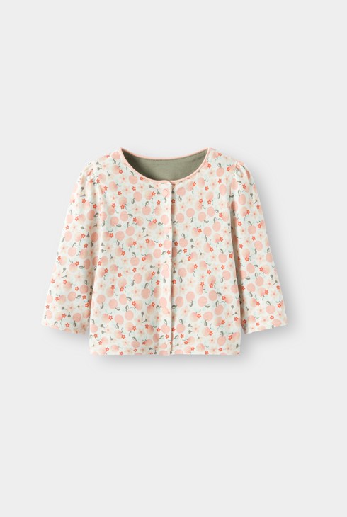 Wendbare Jacke Früchte orange Kleinkind Mädchen 2