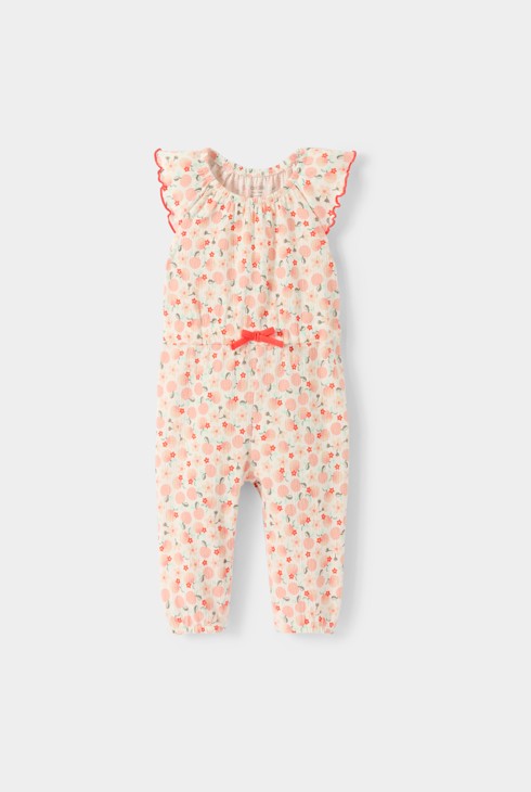 Overall modisch Früchte orange Kleinkind Mädchen 2