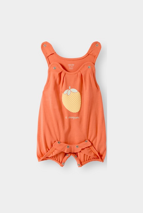 Granota curta fruita taronja bebè nena 2