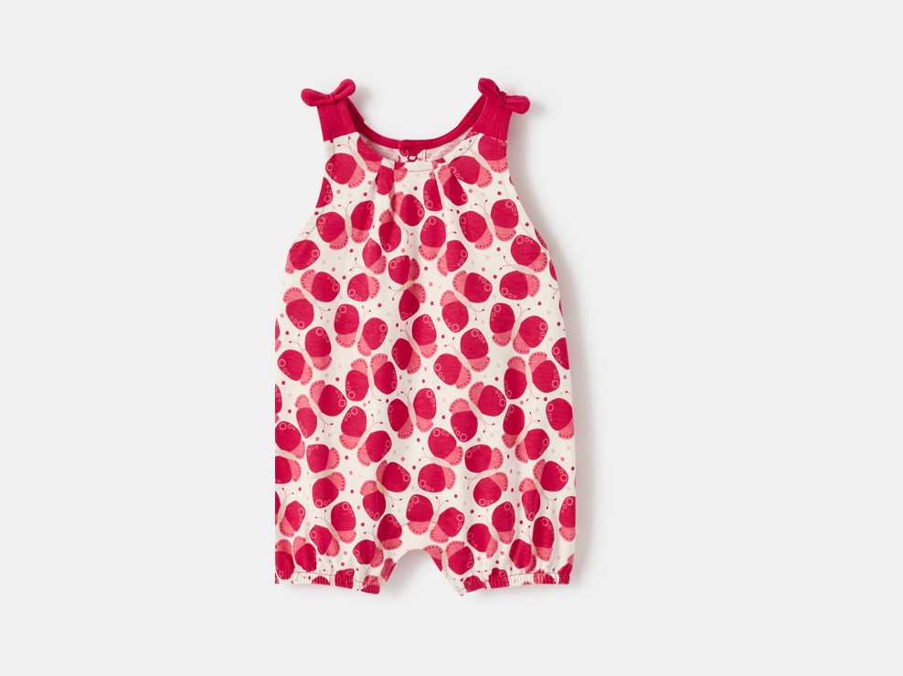 Overall rosa mit Schmetterlingsprint 1