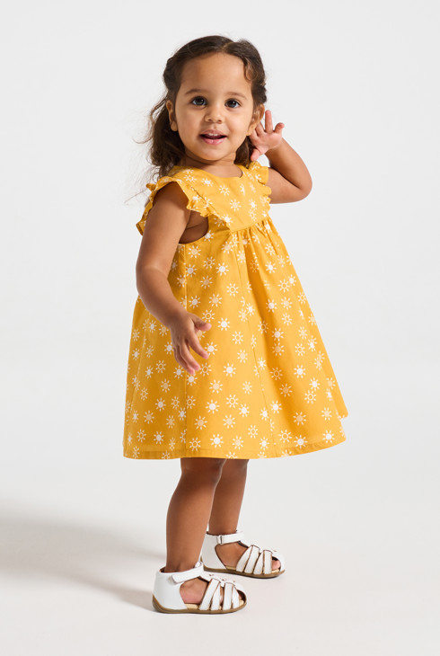 Kleid Sonne gelb Kleinkind Mädchen 1