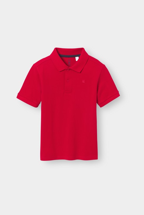Polo rouge garçon 1