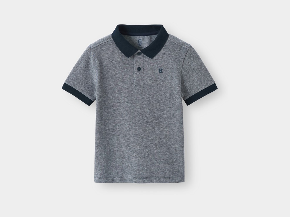 Polo blu cardo da bambino 1