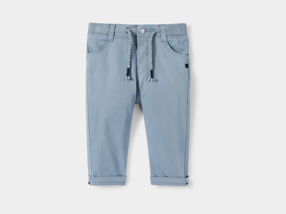 Pantalon regular bleu bébé garçon 1