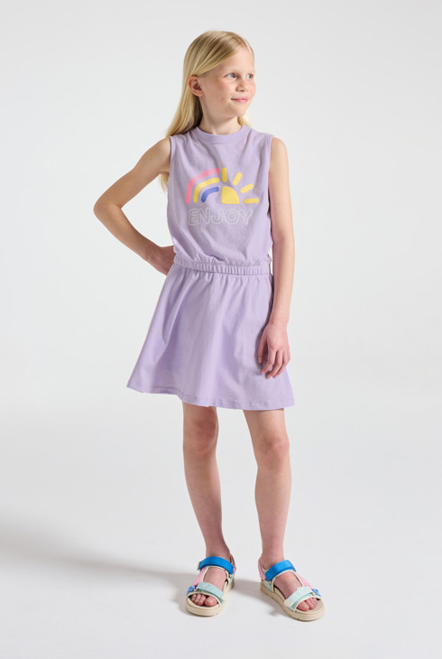 Ärmelloses Tanktop lila Mädchen 1