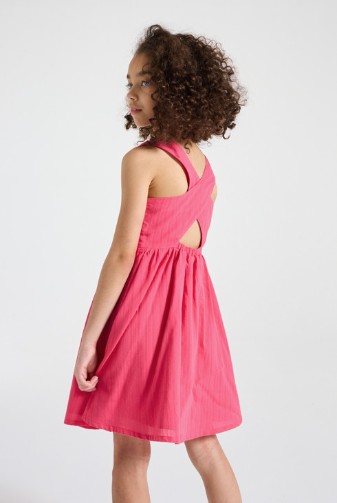 Vestido rosa niña 1