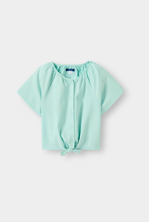 Chemisier vert fille 2