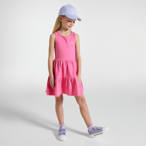 Robe Rose Sans Manches Fille - Rose Malabar - 6A - OKAIDI
