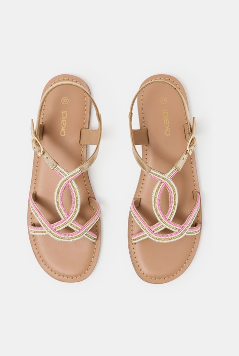 Goldene Sandalen für Mädchen 2