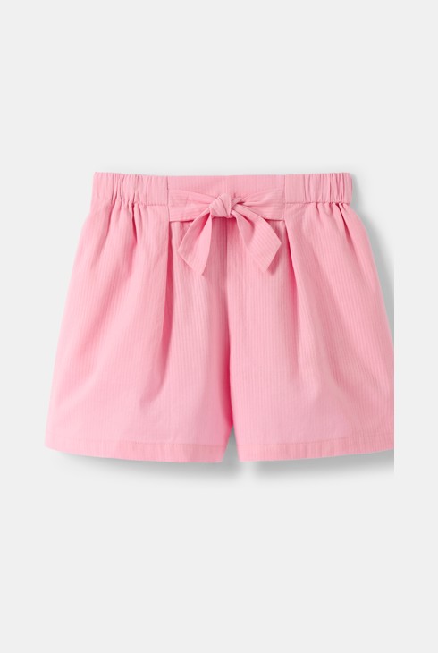 Short à noeud rose fille 2