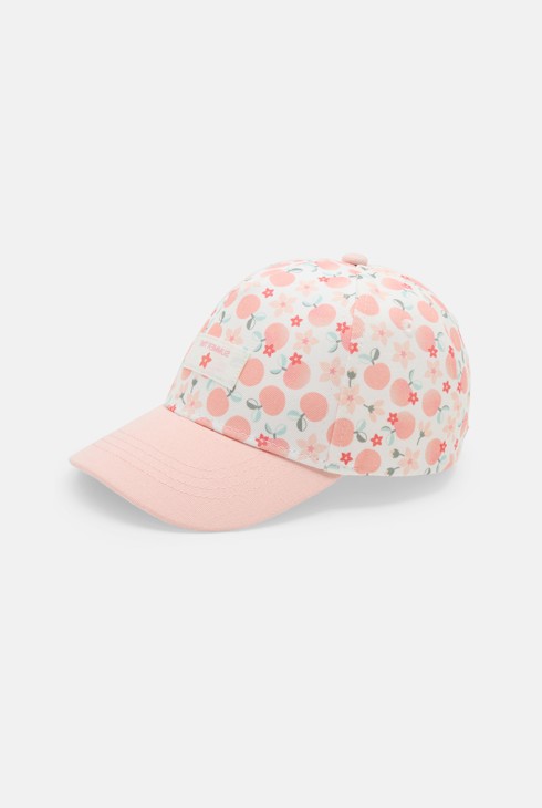 Casquette abricot bébé fille 2