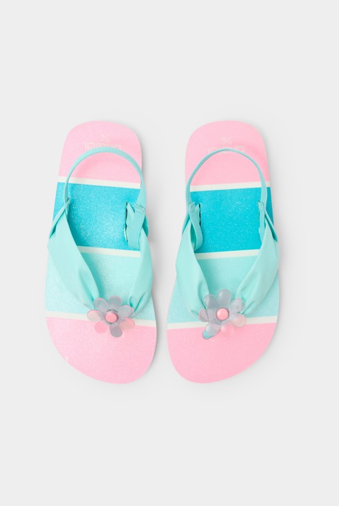 Sandalias turquesa niña 2