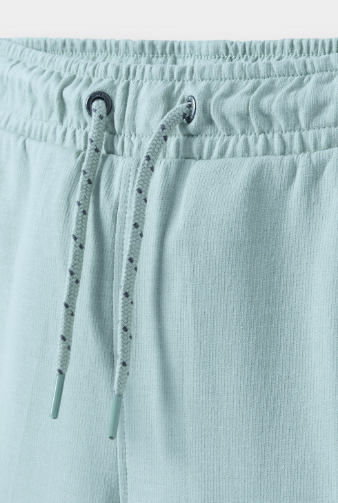 Bermuda cargo molleton bleu ciel garçon 2