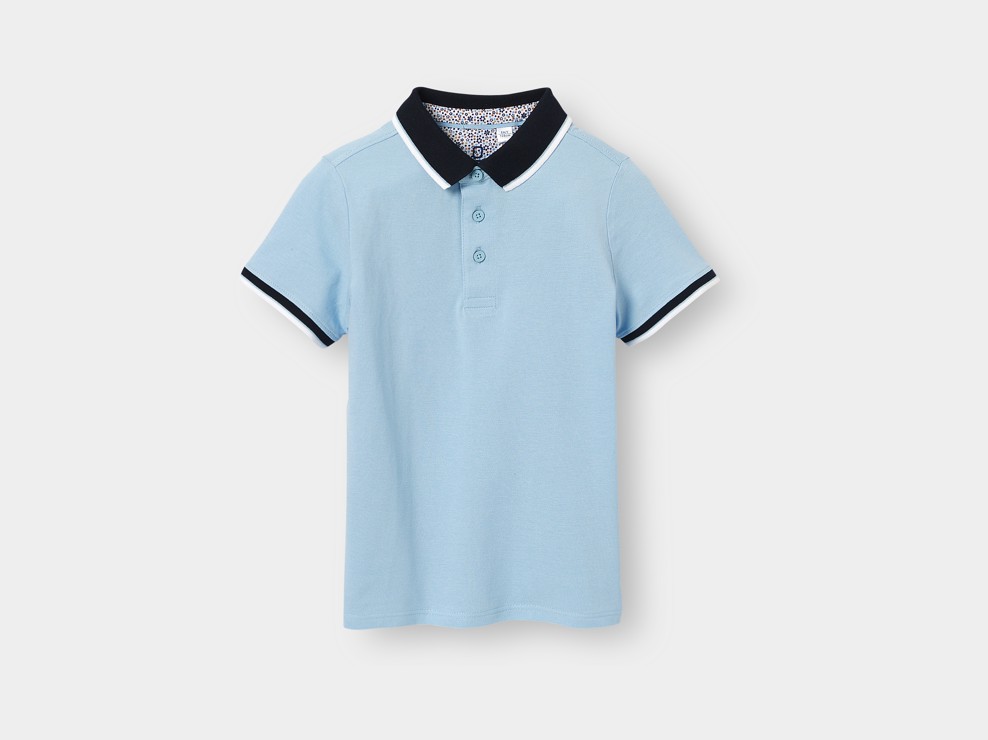 Poloshirt blau Jungen 1