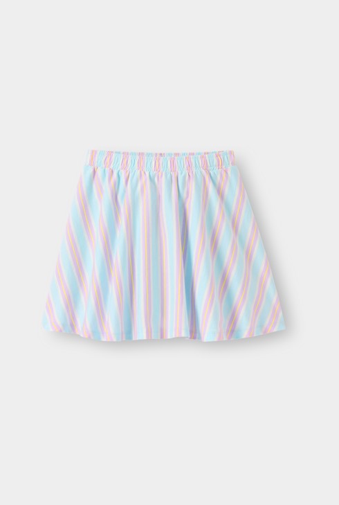 Jupe à rayures bleues fille 2