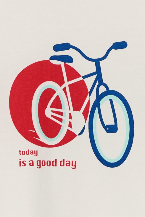 Weißes Langarm-T-Shirt mit Motiv für Jungen 2