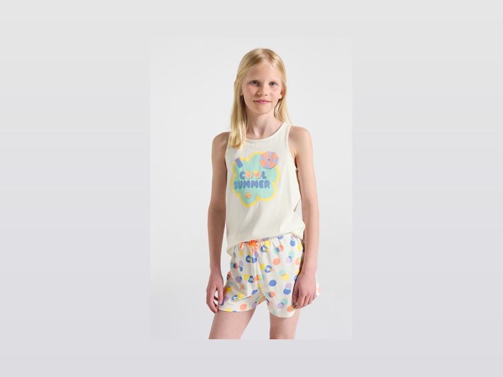Pyjama d'été 2 pièces fille 1