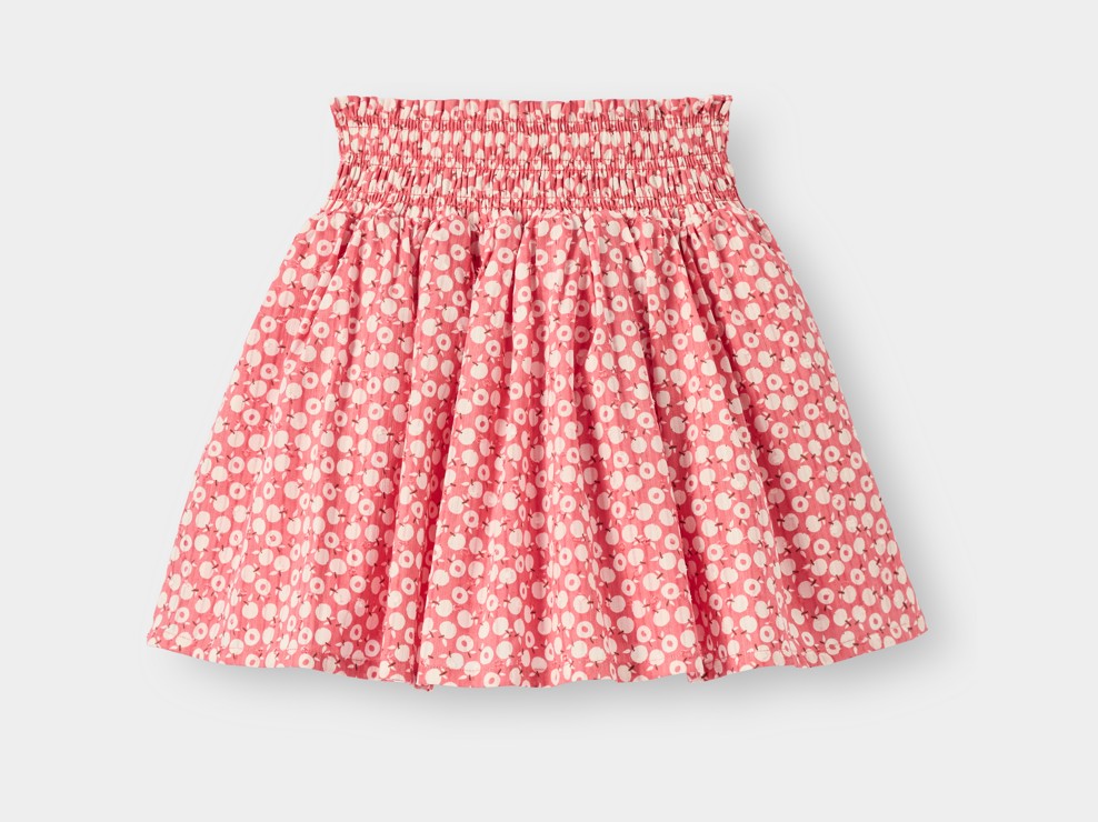 Jupe rose imprimée fruit fille 2