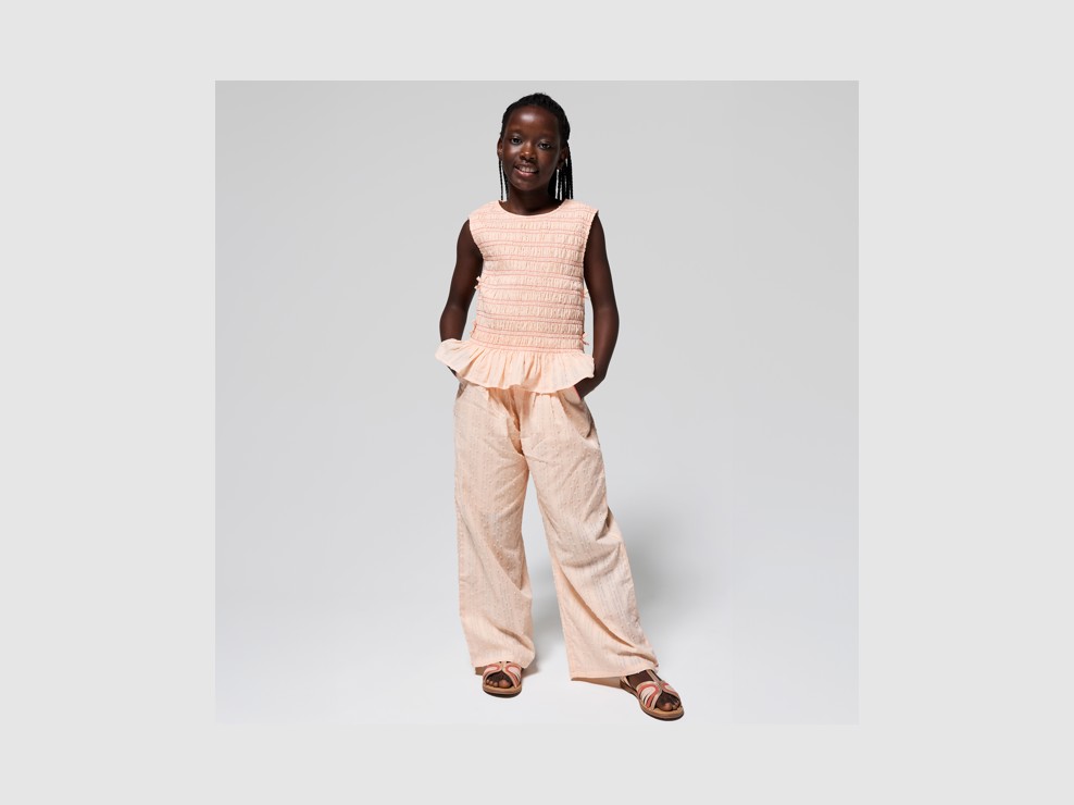 Pantalon rose fille 1