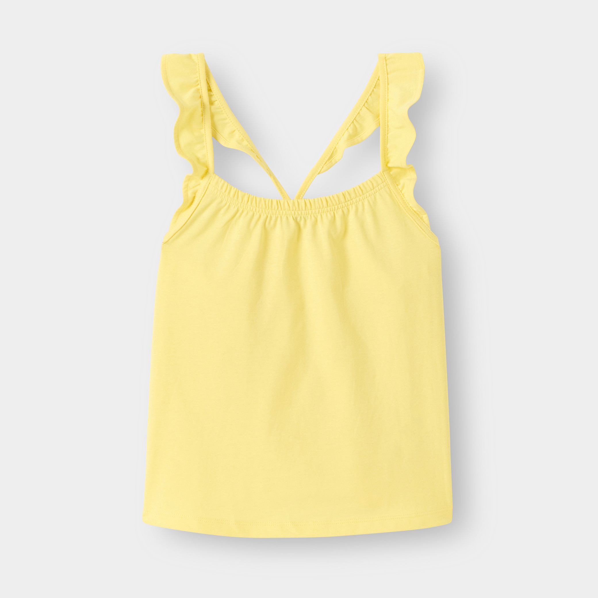Débardeur jaune fille - Jaune banane
