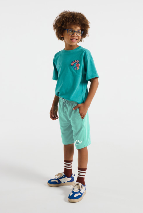 Bermudas verde niño 1