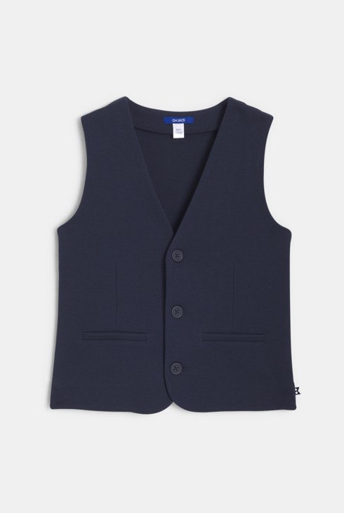 Chaleco azul niño 1