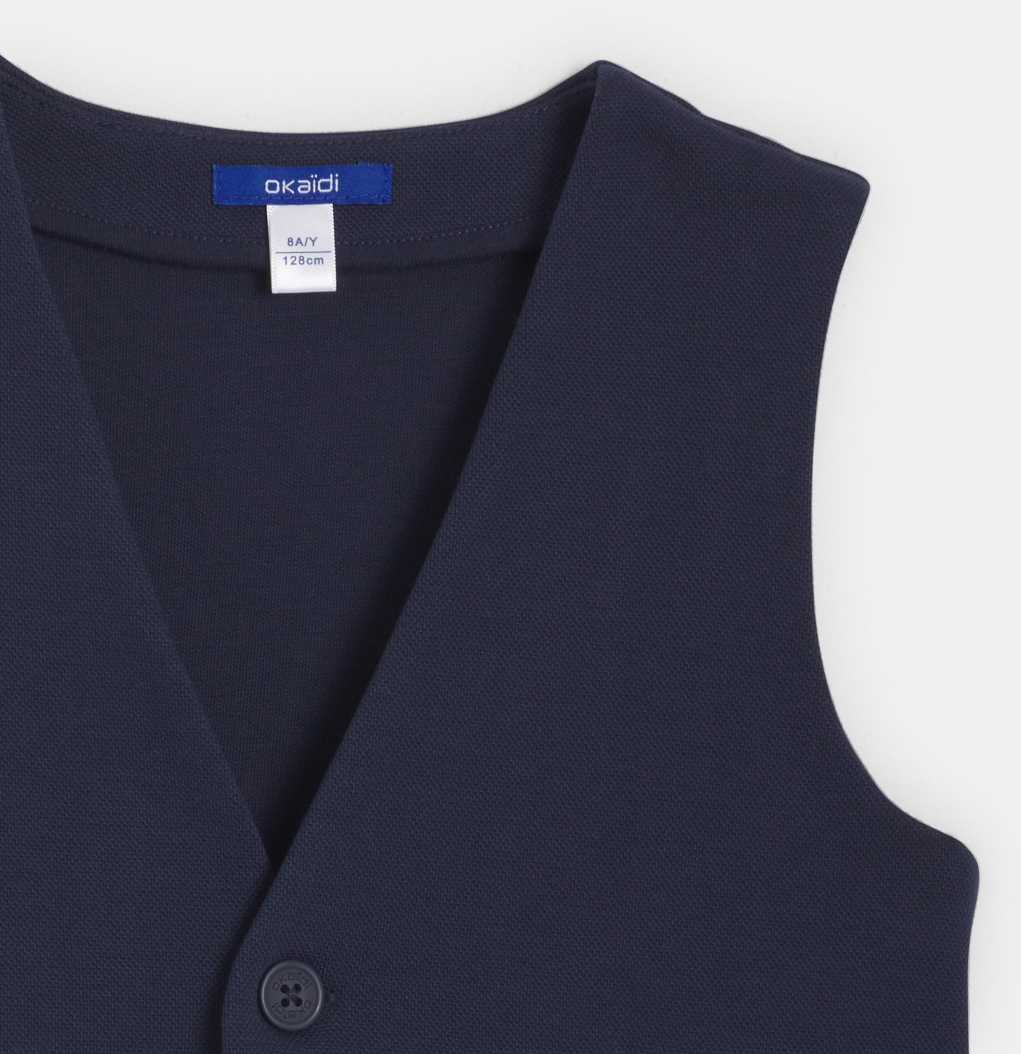 Chaleco azul niño 2