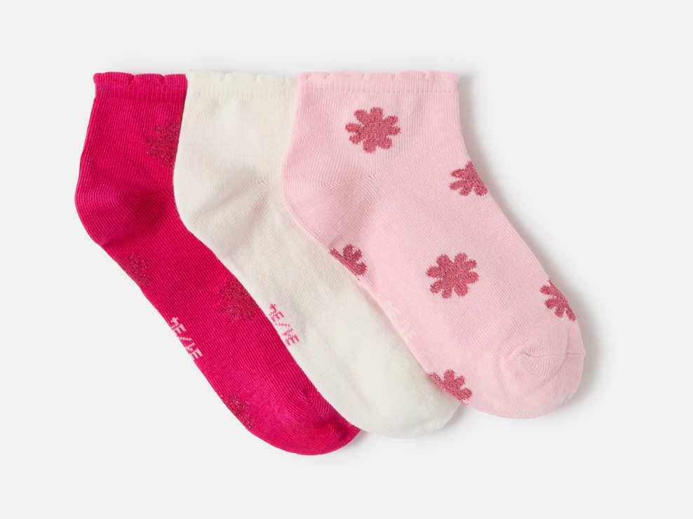 Lot de chaussettes roses fille 1