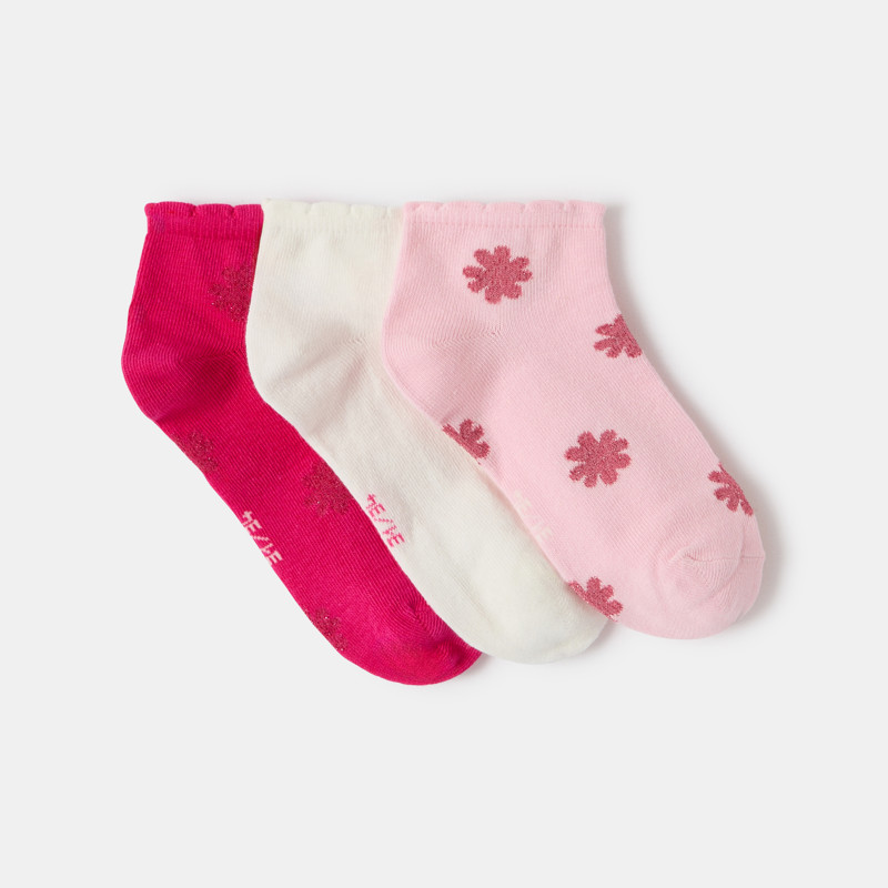 Set aus rosa Socken für Mädchen