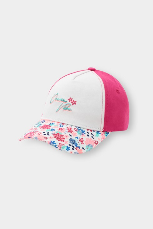 Gorra florejada rosa nena 1