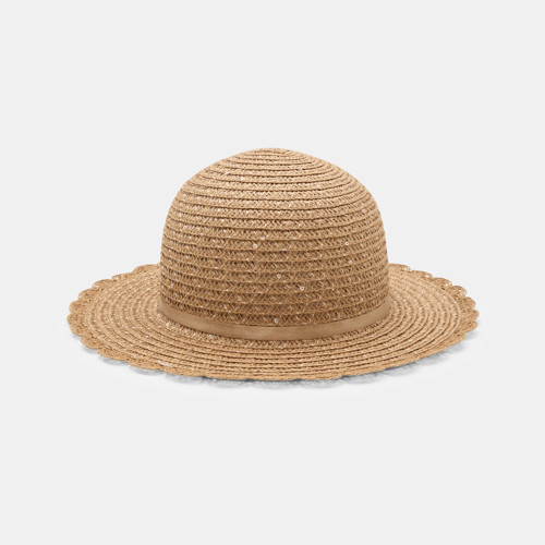 Chapeau Paille Beige Fille - Naturel - 52 - OKAIDI