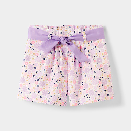 Short Imprimé Fleurs Bébé Fille - Imprimé Rose - 23M - OBAIBI