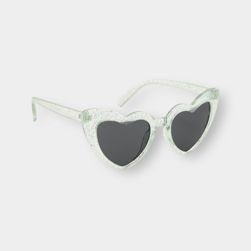 Lunettes De Soleil Coeur Vertes Fille - Imprimé Multicolore -  - OKAIDI