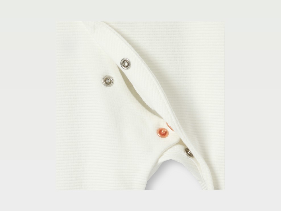 Pijama blanco crudo para bebé niño 2
