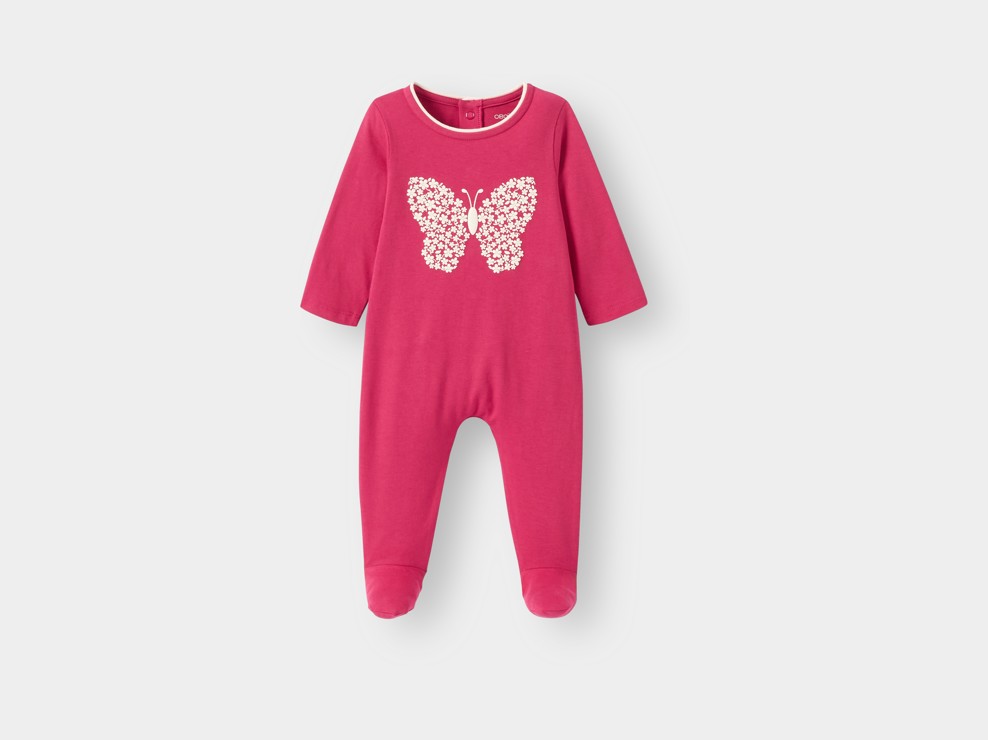 Pigiama rosa per neonata 1